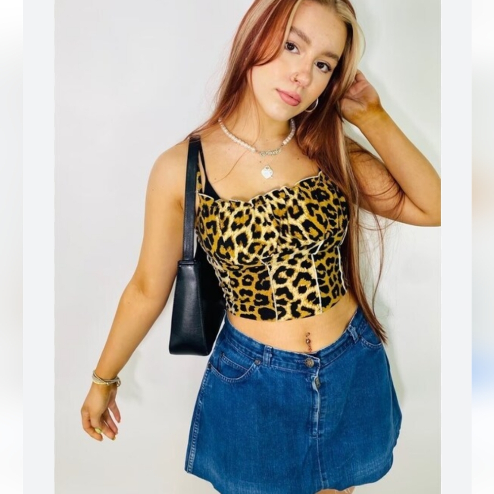 Shein Leopard print Women's Top